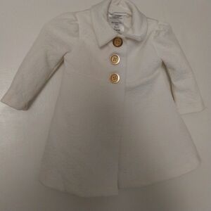 Kids White Coat Bonnie BaBy brand
